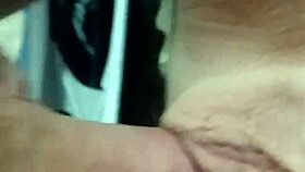 Dion and Polly tease with tight pussy and milf cock play