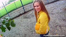 hey, check out this construction site scene with emma and her glasses, it's pretty wild