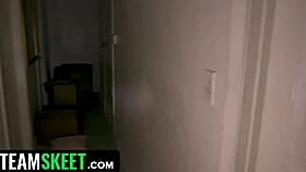 is this creepy? myra moans in hairless teen fucking