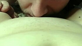 Subtle licks on her pussy