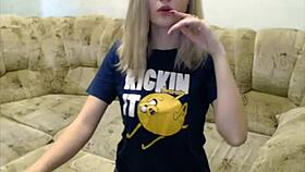 Miss Julia, Cute Latvian Teen 18+ on Avidcams, Ditches Fortnite for Hot Action!