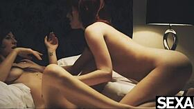 Does This Lesbian Redhead Make Her Girlfriend's Tits Bounce?