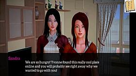 Detailed Scenes from My New Family Episode 138 in Anime Style