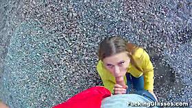 hey, check out this construction site scene with emma and her glasses, it's pretty wild