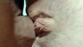 Dion and Polly tease with tight pussy and milf cock play