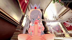 Rosalia's Intense Fucking In Mario Bros Fantasy Makes Her Ahegao With Pleasure