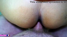 Asian milf gets a creampie for christmas?