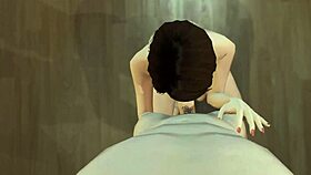 Quickie blowjob with executive assistant in GTA V!