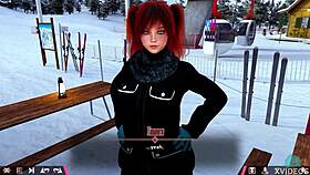 double homework with hot redheads