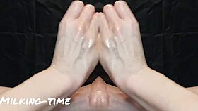 i milked a wild comic-inspired purple semen shooter today