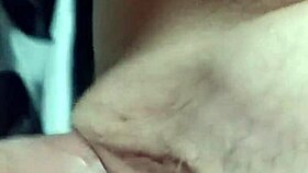 Dion and Polly tease with tight pussy and milf cock play