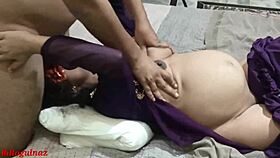 Indian hot pregnant stepsister gives blowjob to stepbrother in hindi