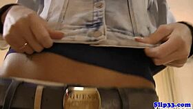 Bald Pussy Euro Rides Old Man's Cock