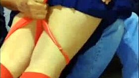 in this homemade scene, a latina teen student gets her skirt lifted and takes a hard anal fucking from an amateur guy, leading to a creampie