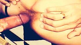 My skinny milf wife opens her asshole for anal POV