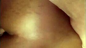 Ebony girl from Tinder gets fucked by big white cock 😍