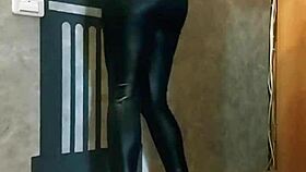 Horny Wife Spanks Ass and Fingers Pussy While Husband's Away at Work