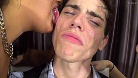 Watch me facelick this male snack in vore fetish?