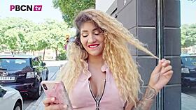 Hardcore Blonde Latina Big Boobs Fucking Rough With Big Cock Lover Venus Afrodita And Real Juan Lucho