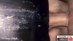 Wow, double creampie closeup at the gloryhole is insane 🔥