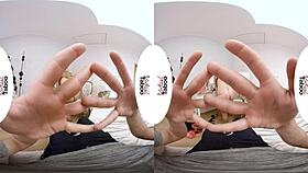 Blonde with big tits gives blowjob in pov taboo scene on special day