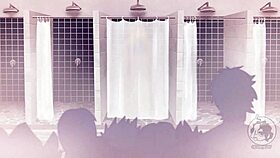 Gym showers sex scene