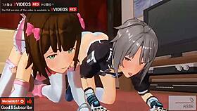 Intense Threesome Idol Action in Uncensored Hentai Anime