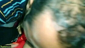 Oh man, this Indian wife got caught fucking a huge cock in the hotel room! 😲