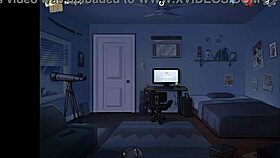 Bent over in doggystyle with shaved pussy