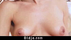 Blowjob and sex prescription for sick old step dad from slutty hot nurse