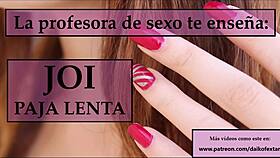 Follow The Spanish Teacher's Jerk Off Instructions For Masturbation 😏