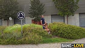 Ada Lapiedra and Alberto Blanco Bent Over in Outdoor Missionary Deepthroat