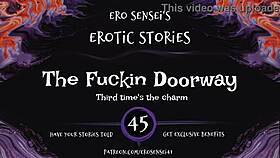Erotic audio in the doorway for women eses45