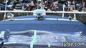 French friends dive into wild orgy and flashing outdoors in group fun