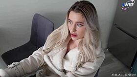 After taking viagra, she spreads her legs to correct the mistake