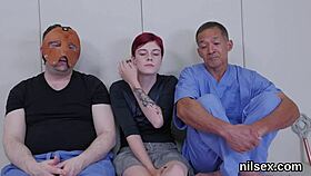 Feisty girl taken to anal asylum for brutal therapy