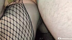 my girlfriend bends over for my big hard cock