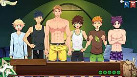 game friends camp episode 19: night swimming with russian voice