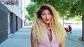 Hardcore Blonde Latina Big Boobs Fucking Rough With Big Cock Lover Venus Afrodita And Real Juan Lucho