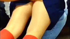 in this homemade scene, a latina teen student gets her skirt lifted and takes a hard anal fucking from an amateur guy, leading to a creampie