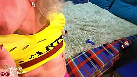 horny milf plays with pussy toys and gets ass fucked doggystyle