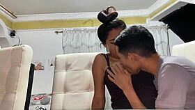 Waiting For Friend In Park, Hard Fuck With Boyfriend