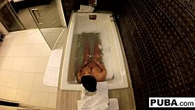 i film myself bathing sensually in the nude