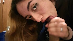 Wow Tasty Blowjob With Cumshot From Cute Teen!