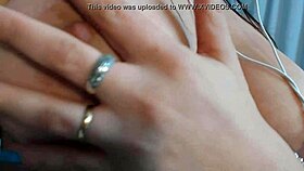 Listen to this sexy latina's jerk off instructions in English and Portuguese with clothes ripping