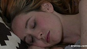 sexy amba wakes up horny from erotic dream and fingers her clit to orgasm