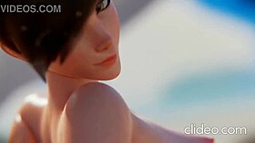 What’s hotter than Widow Tracer in a beach threesome?