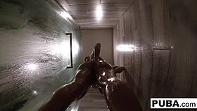 i film myself bathing sensually in the nude