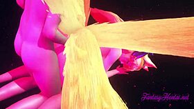 Ahri Star Guardian Hard Sex League of Legends Hentai