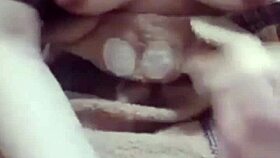 Asian Couple Bent Over In Doggystyle Pussy Sex